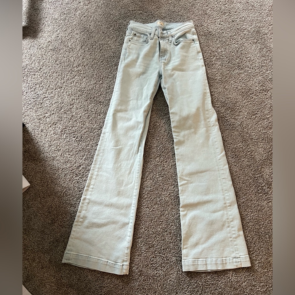 Nwot Splendid Bootcut Denim Trouser  Light Wash Indigo